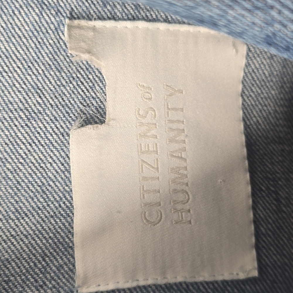 Citizen Of Humanity Maisie Blue Denim Jumpsuit - Picture 10 of 16